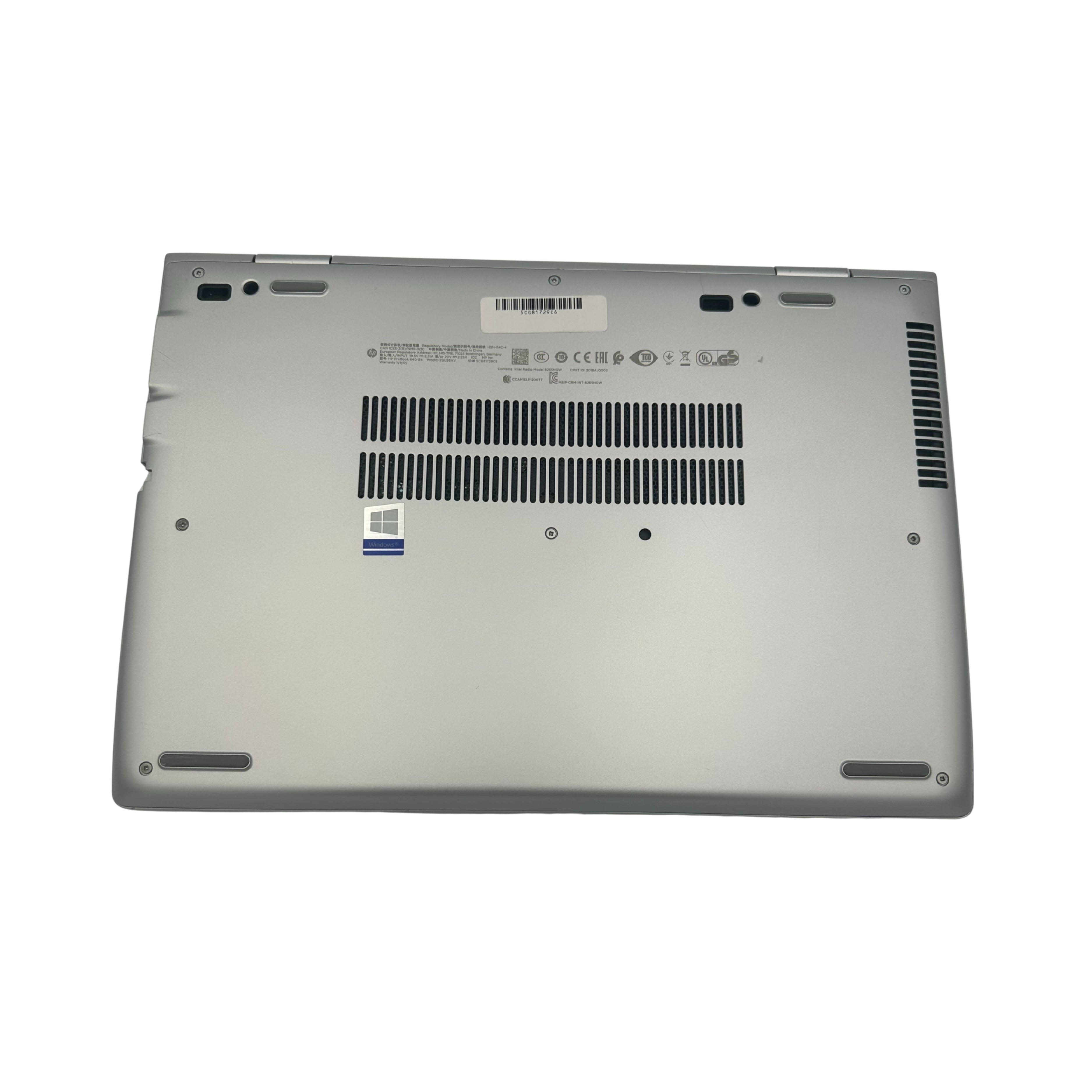 HP ProBook 640 G4 i5 (7200U) 8GB RAM 256GB SSD 14" FHD Windows 10 Pro (Outlet 628)