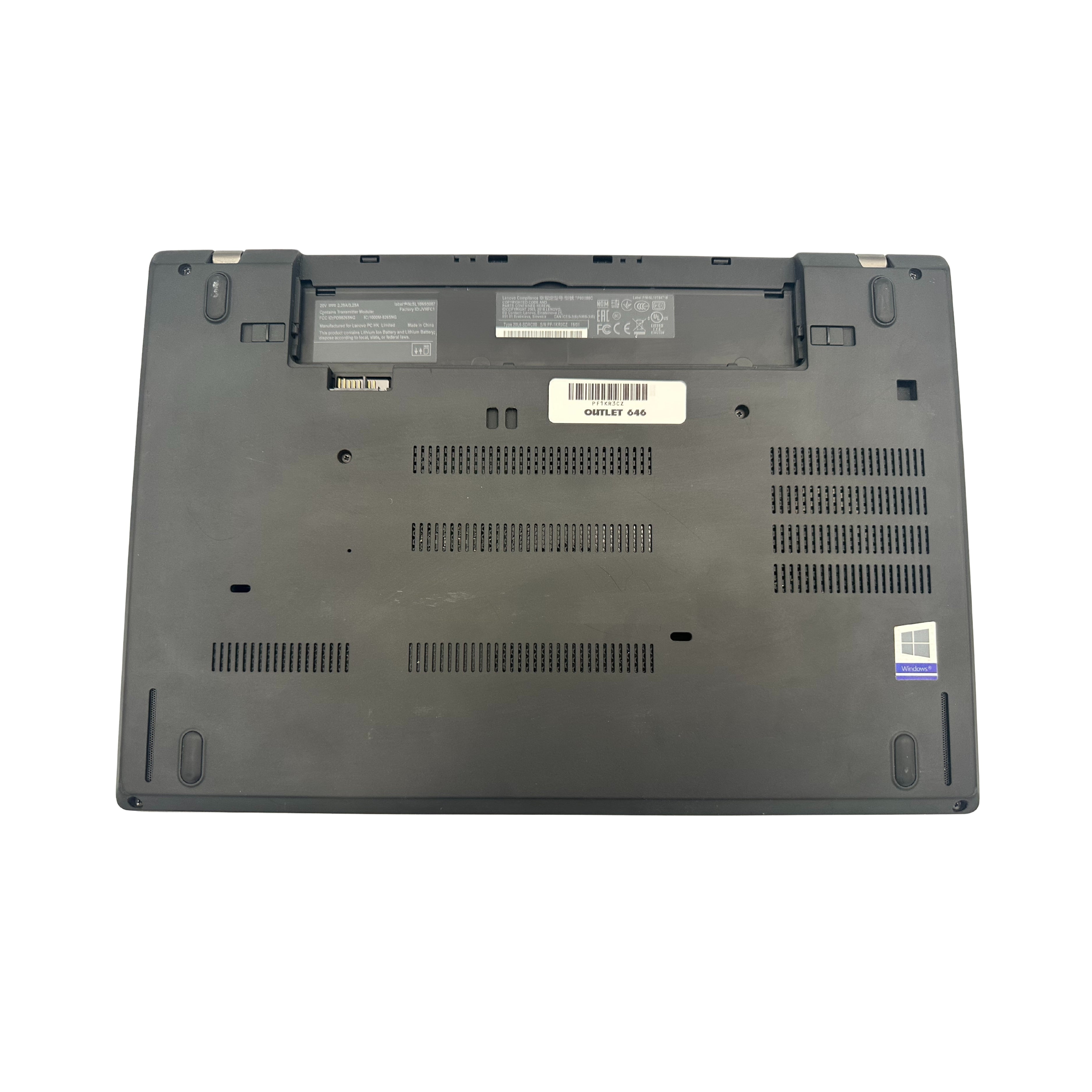 Lenovo ThinkPad T480 i7 (8650U) 16GB RAM 256GB SSD 14” FHD Windows 11 Pro (Outlet 646)