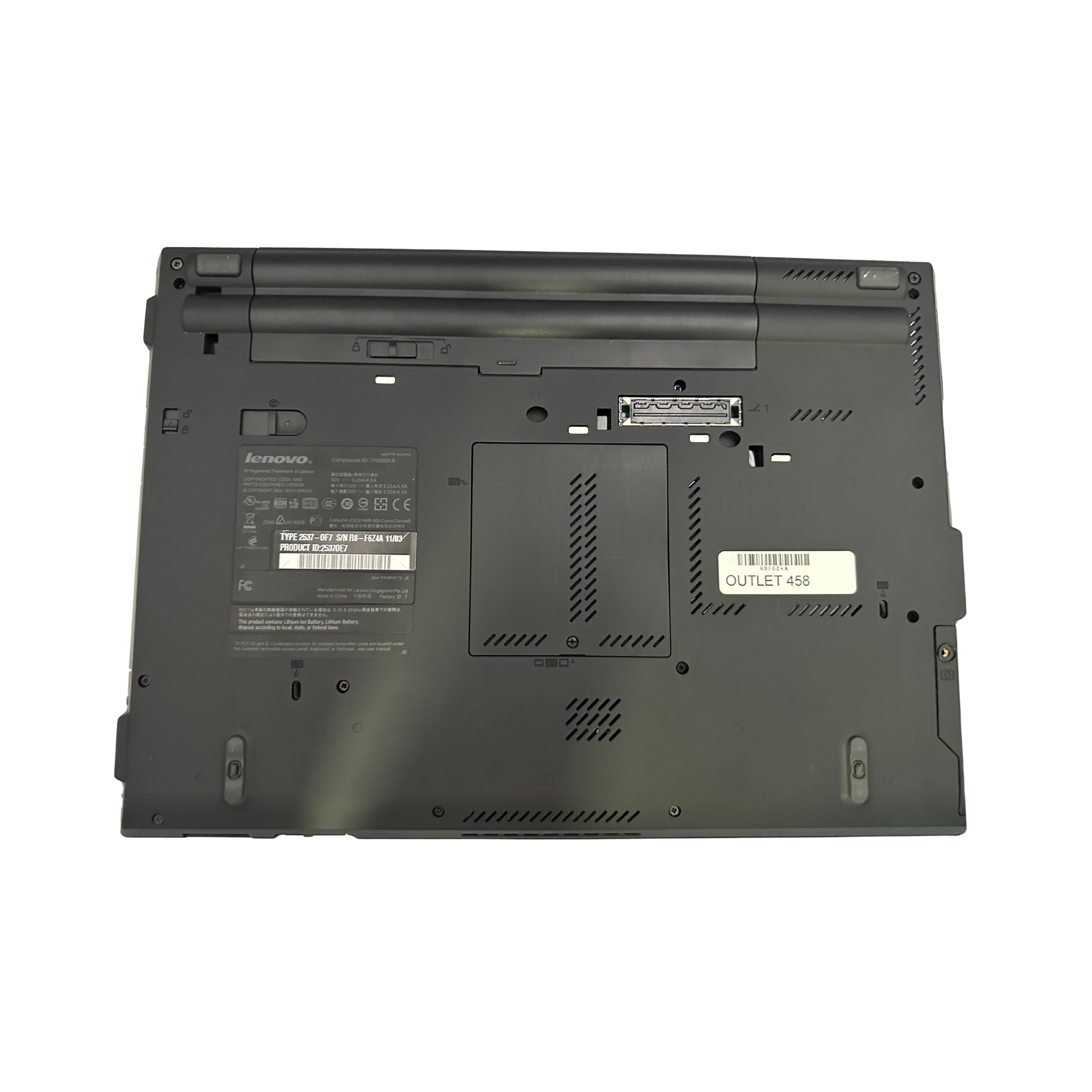 Lenovo ThinkPad T410 i5-560M 3GB 256GB SSD 14.1" HD+ Windows 10 (Outlet 458)