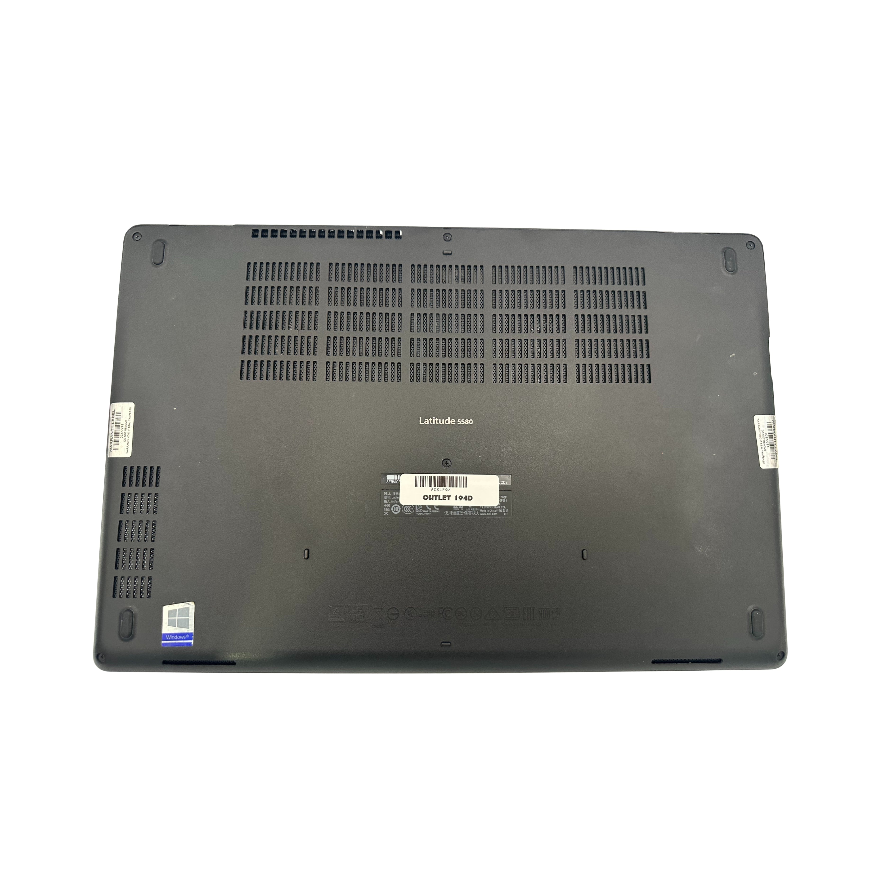 Dell Latitude 5580 i5 (7200U) 8GB 256GB SSD 15.6" FHD Windows 10 Pro (Outlet 194D)