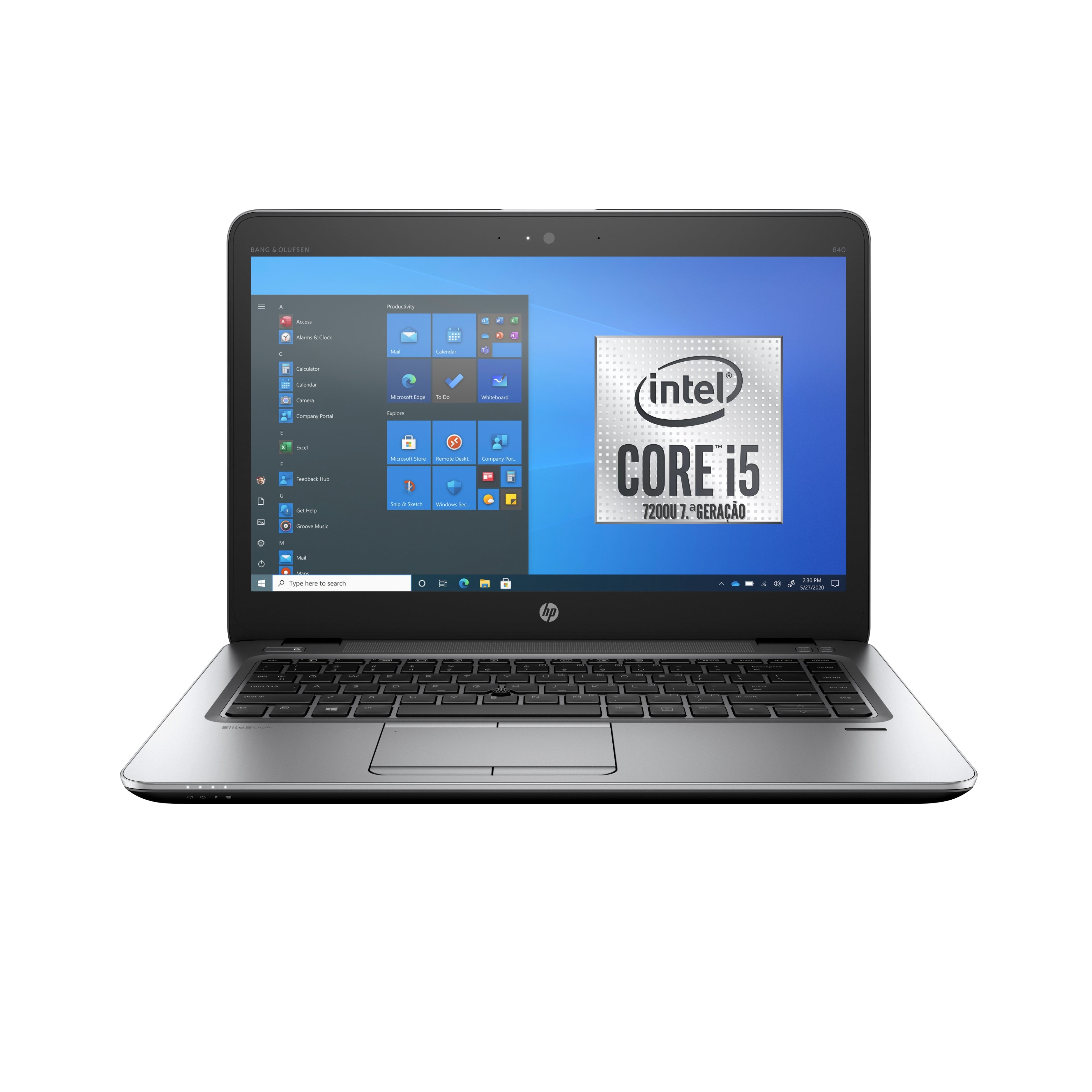 HP EliteBook 840 G4 i5 (7200U) 8GB RAM 256GB SSD 14" FHD Windows 10 Pro