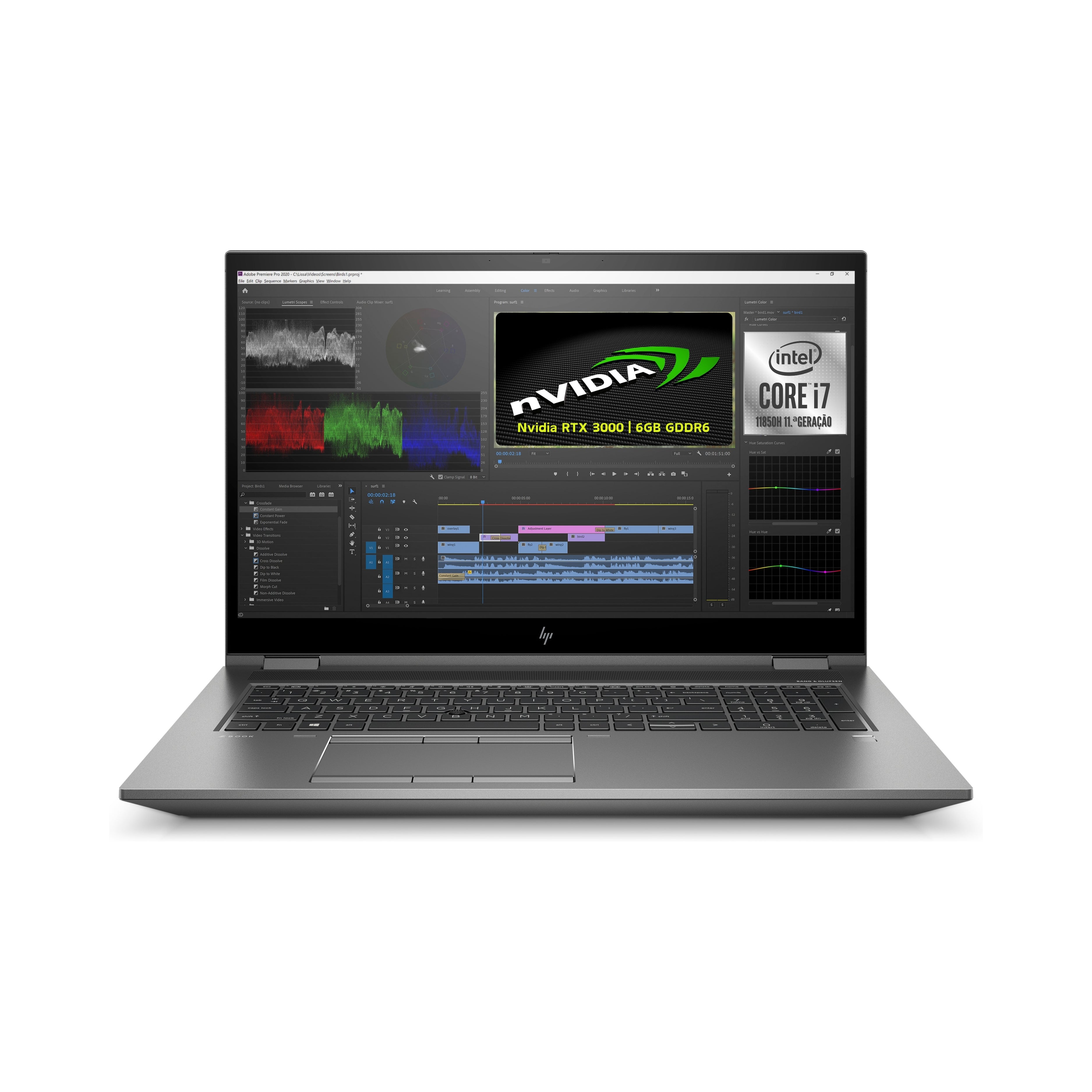 HP ZBook Fury 17 G8 i7 (11850H) 32GB RAM 512GB SSD 17.3'' FHD Nvidia RTX 3000 Windows 11 Pro