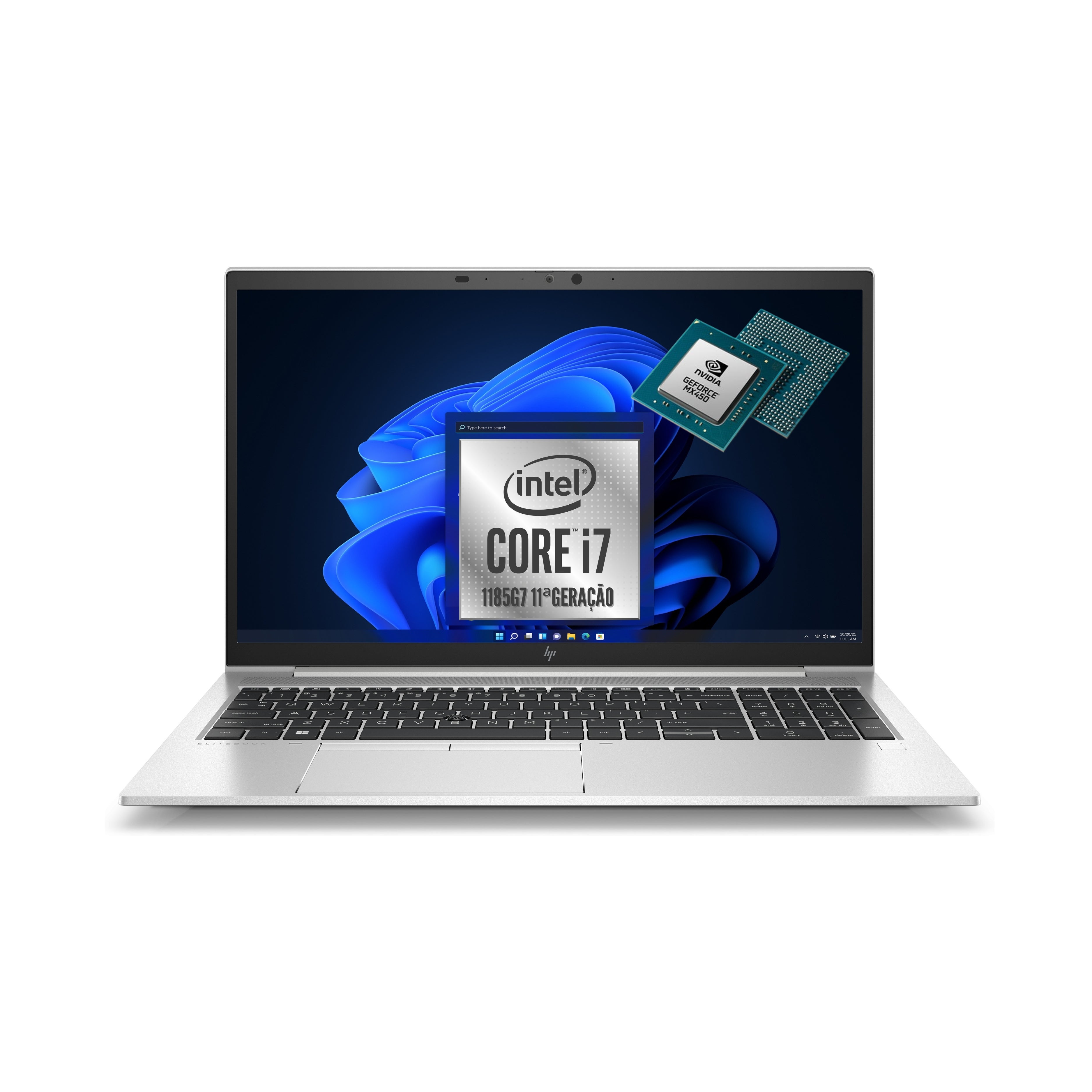 HP EliteBook 850 G8 i7 (1185G7) 16GB RAM 512GB SSD FHD 15.6"NVIDIA Geforce 450MX Windows 11 Pro