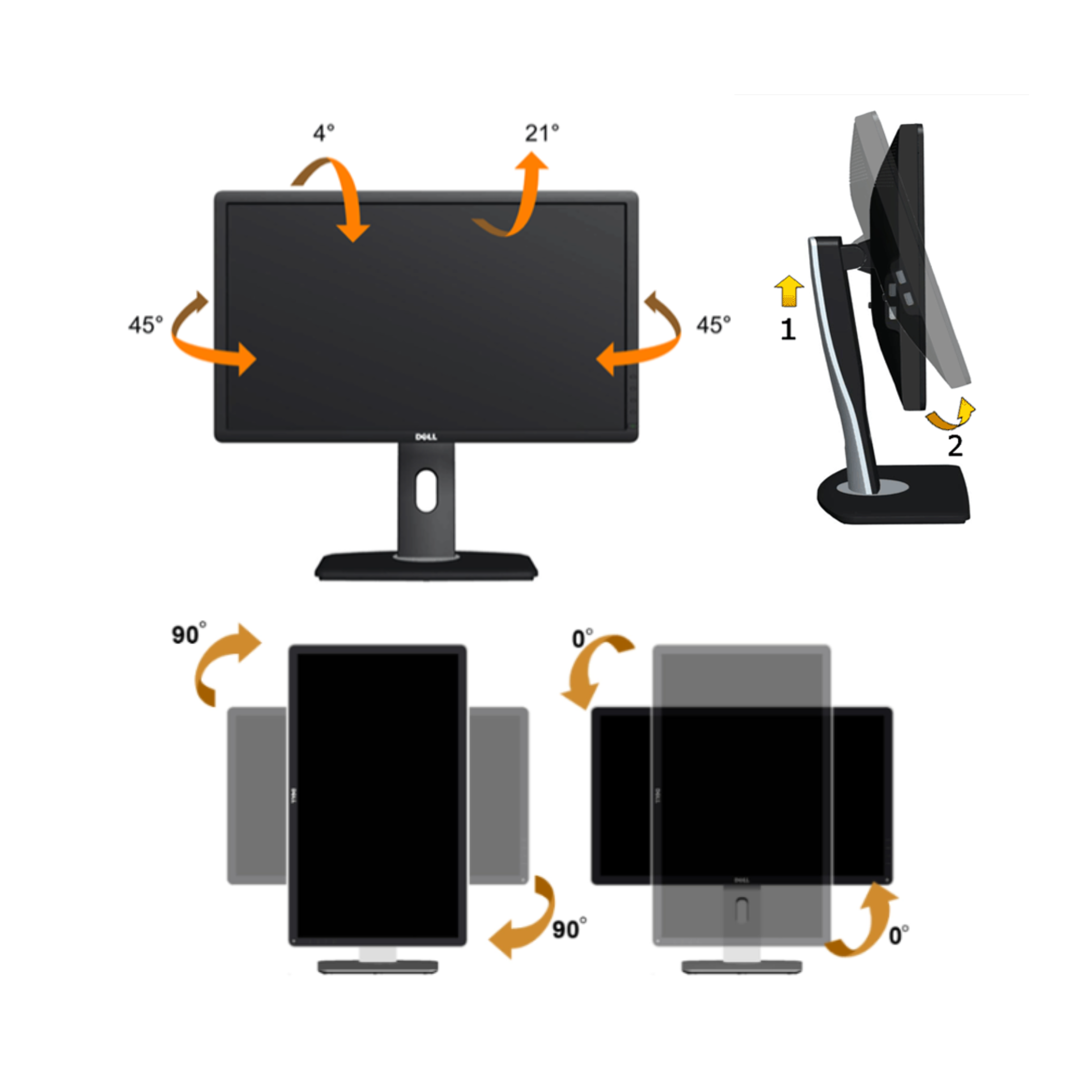 Monitor Dell 21.5" Full HD | VGA | DVI