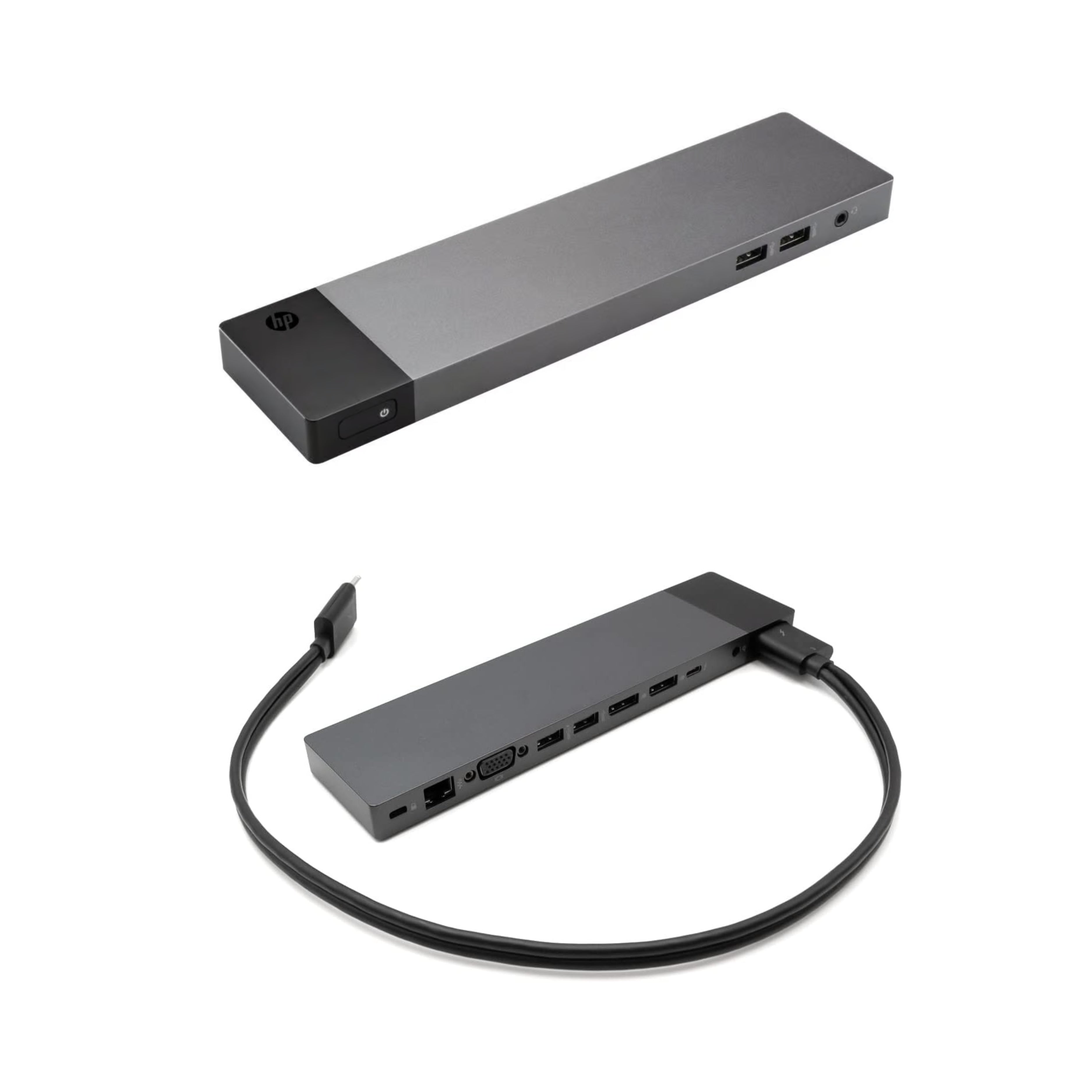 HP Elite Thunderbolt 3 Docking Station 200W | Alimentação AC 200W | Cabo conjunto Thunderbolt 3 + AC