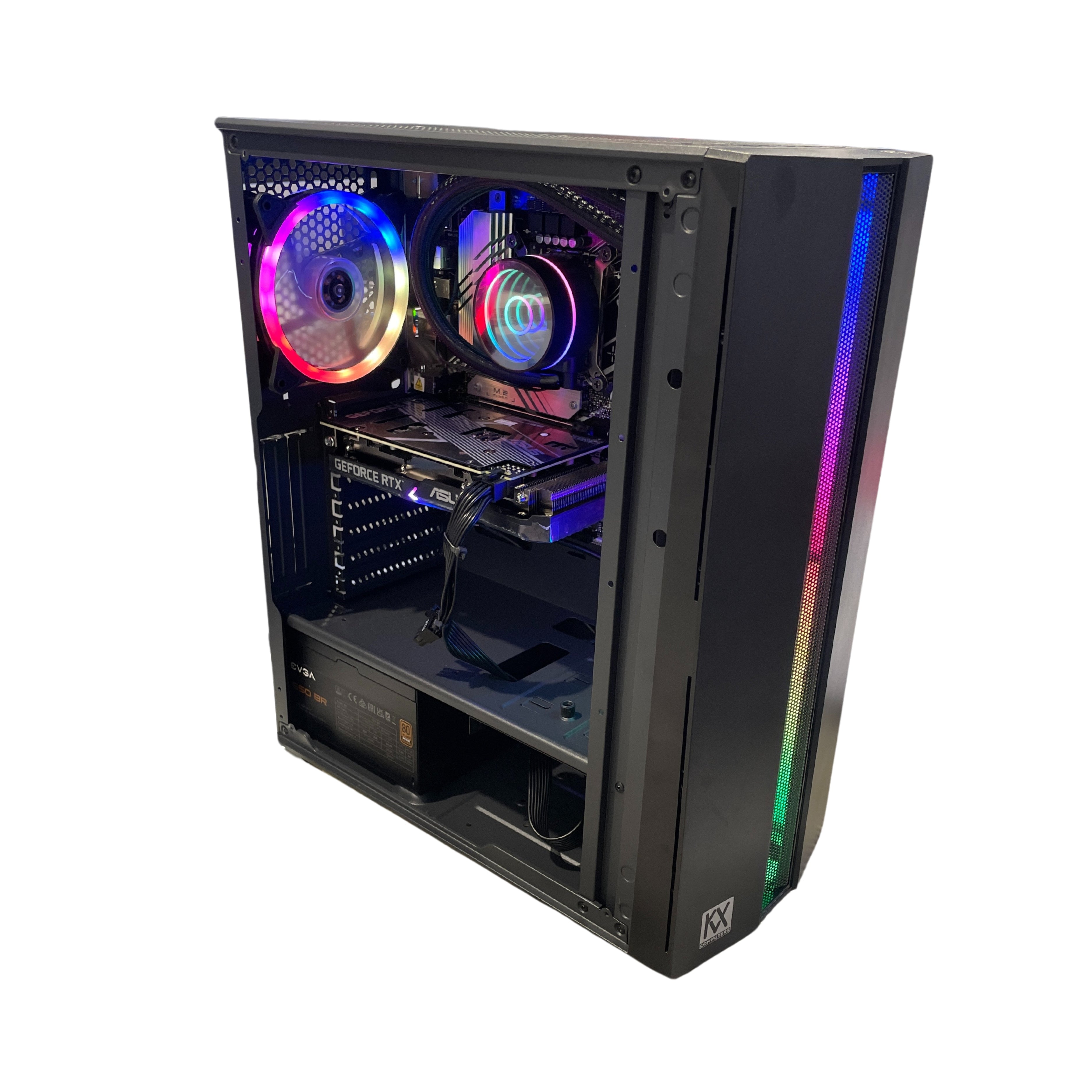 PC KVX Kzline Phobos 1 Ryzen 7 (7700) 32GB RAM 1000GB SSD | Asus Dual GeForce RTX 4060 EVO OC | Windows 11 Pro