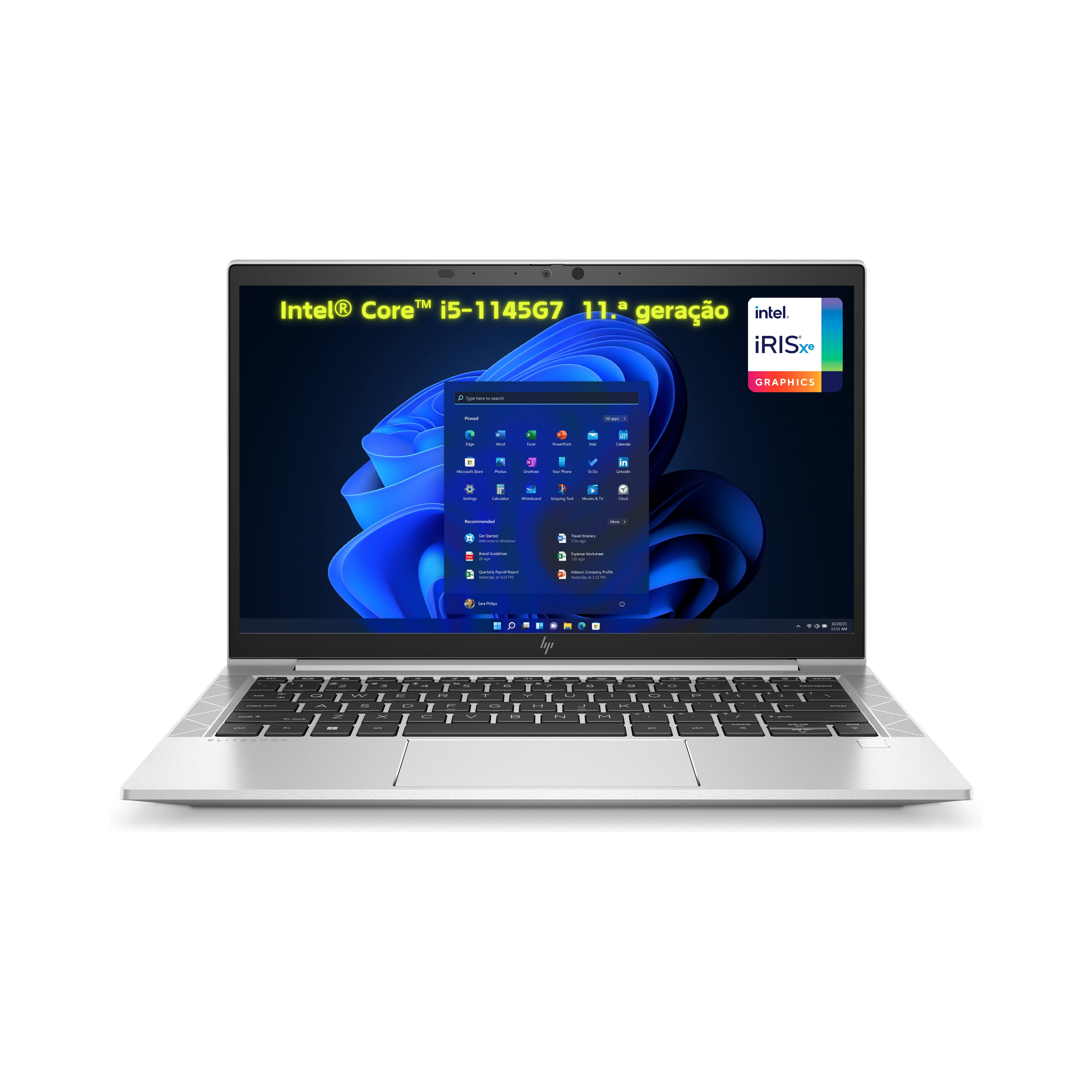 HP EliteBook 830 G8 i5 (1145G7) 16GB RAM 256GB SSD 13,3" FHD Tactile Windows 11 Pro