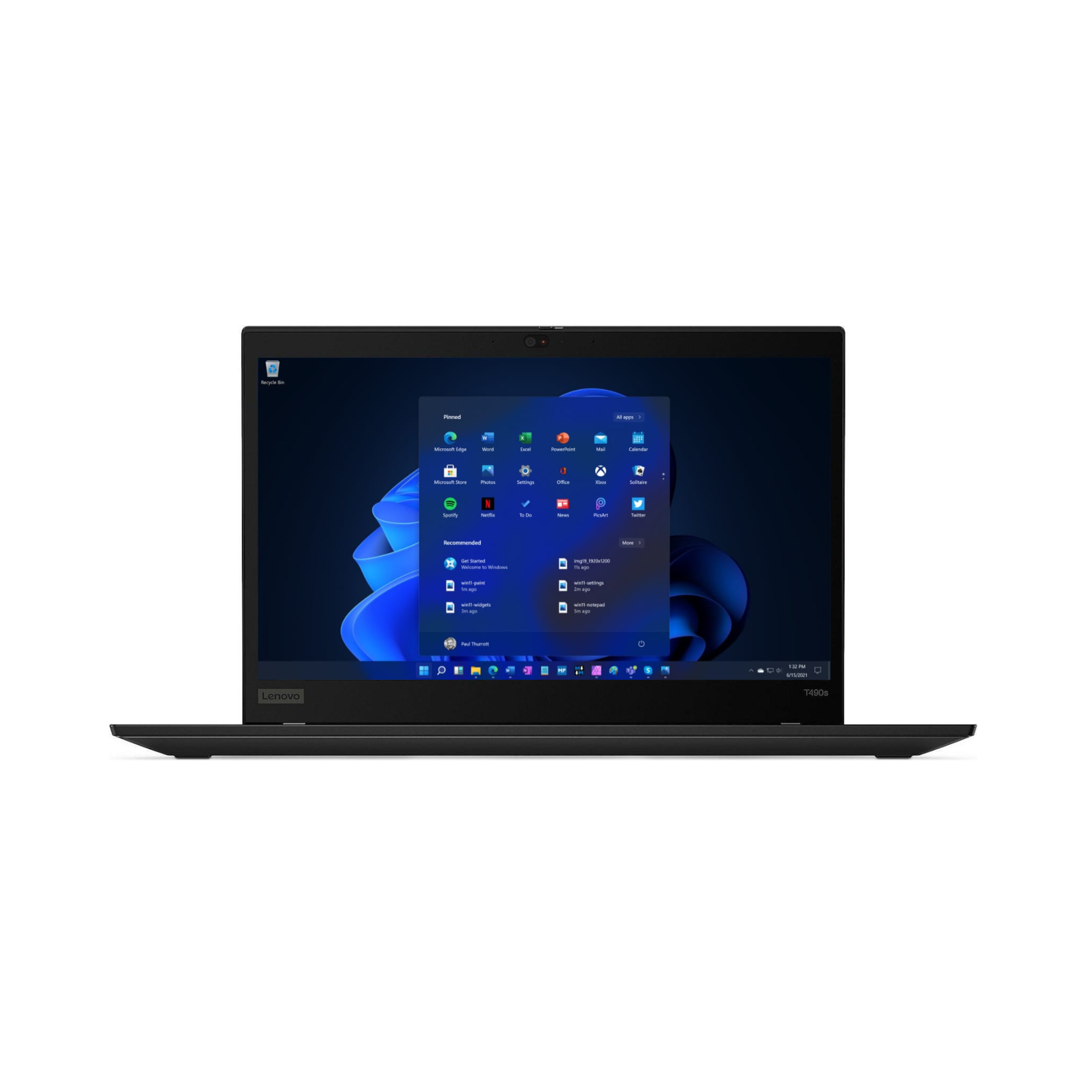 Lenovo ThinkPad T490s i5 (8365U) 16GB RAM 256GB SSD 14" FHD Windows 11