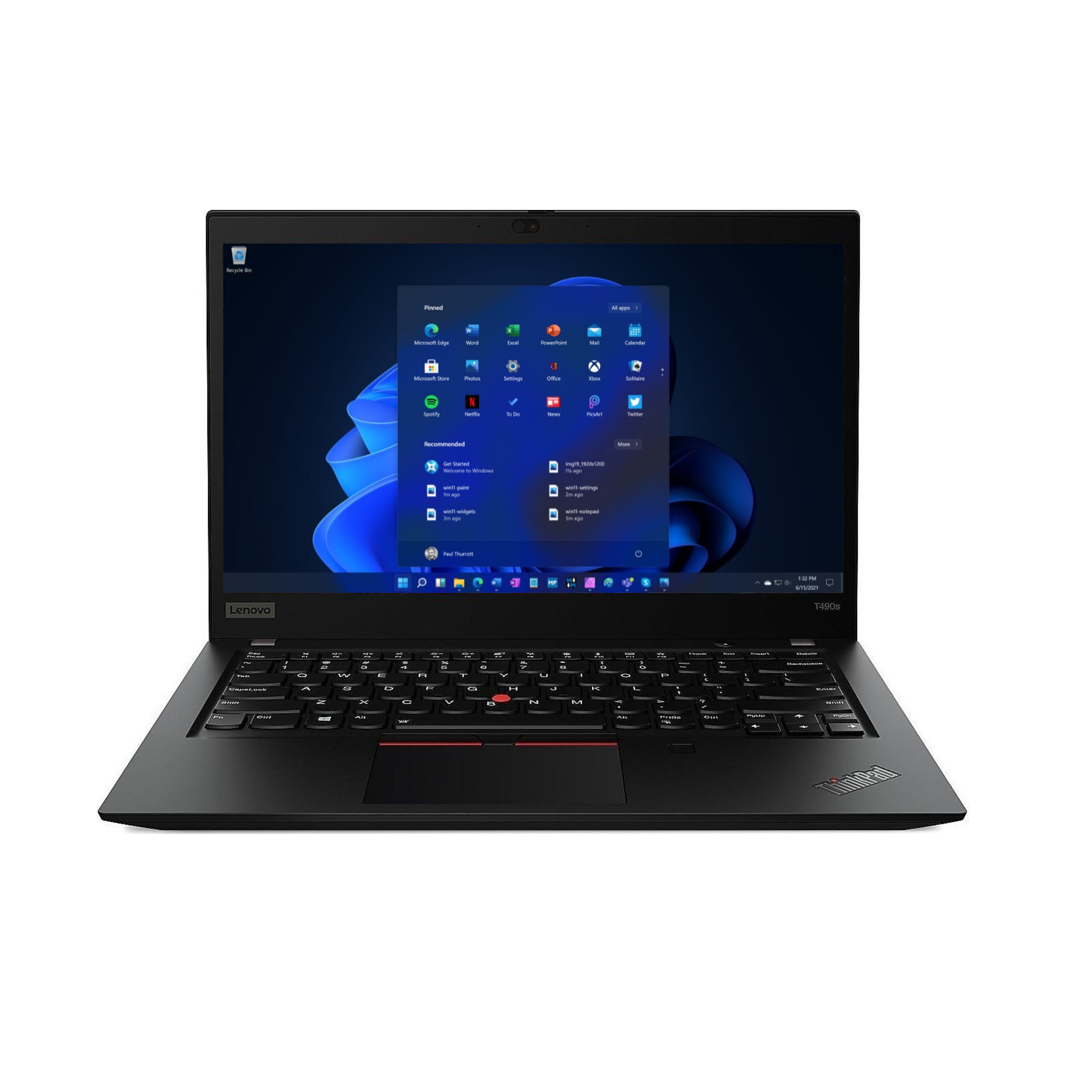 Lenovo ThinkPad T490s i5 (8365U) 16GB RAM 256GB SSD 14" FHD Windows 11