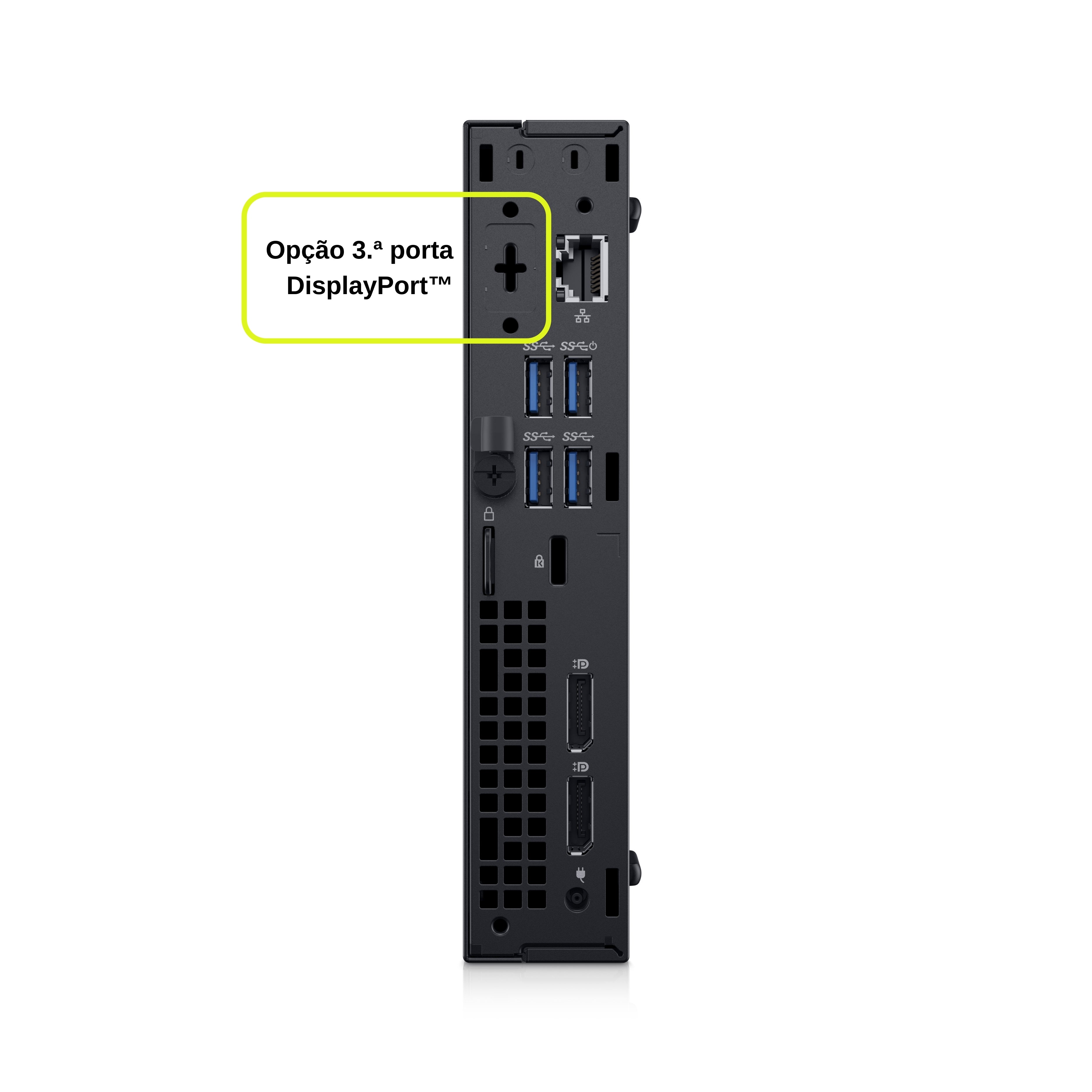 Dell OptiPlex 7060 MFF i5 (8600) 16GB 256GB SSD | 3rd DisplayPort™ option | Wi-Fi | Windows 11 Pro
