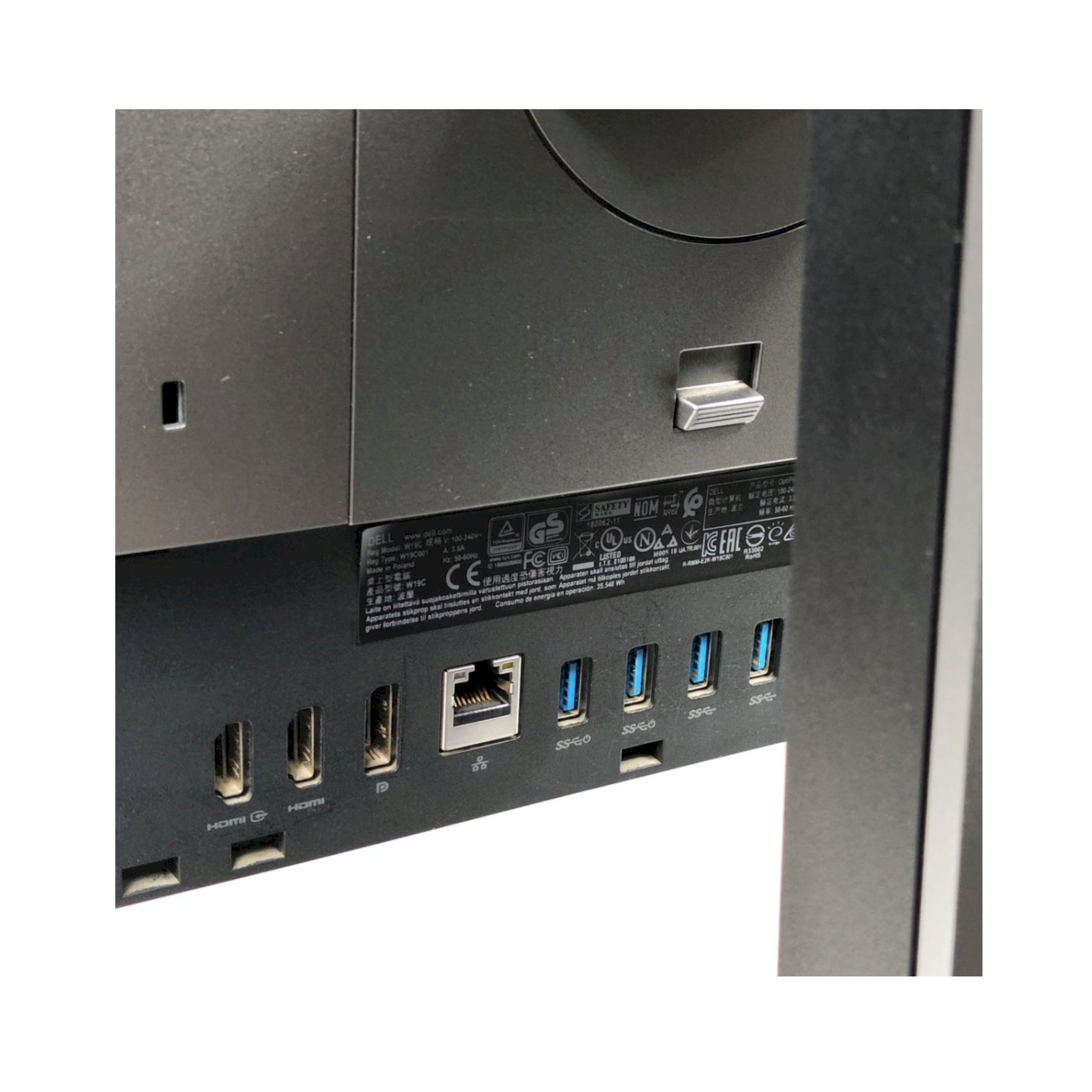 Dell OptiPlex 7460 All-in-One i5 (8500) 8GB 256GB SSD | Webcam | 23.8" FHD Windows 11 Pro & Portuguese Keyboard and Wired Mouse Equip