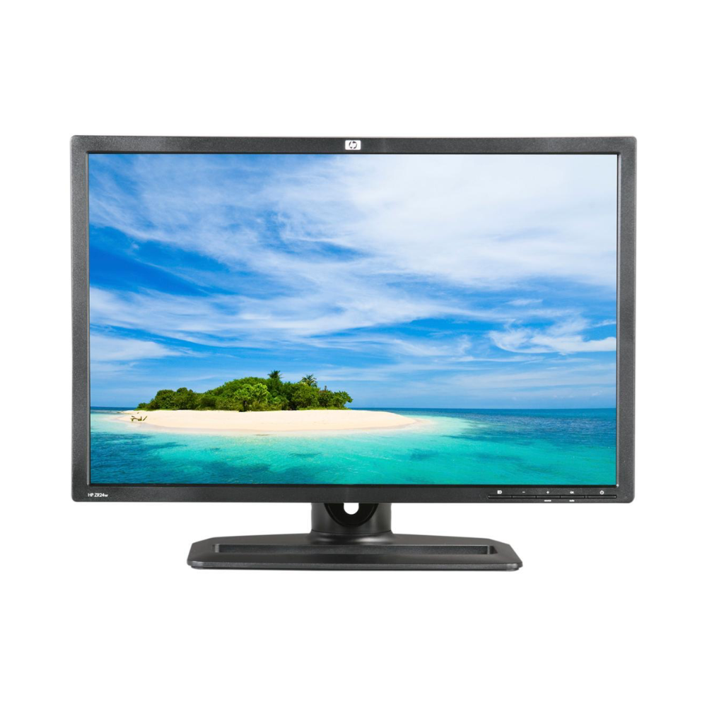 Moniteur HP ZR24W LCD 24" Noir | VGA | DVI-D | DisplayPort