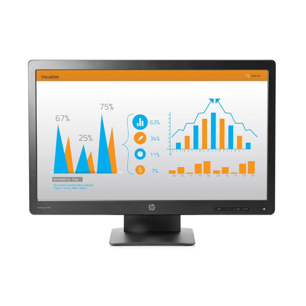 Moniteur HP ProDisplay P232 LED Écran 23" Noir