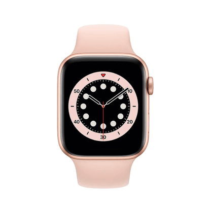 Apple Watch Series 6 (GPS, 44mm) - Gold with Sand Pink sport strap