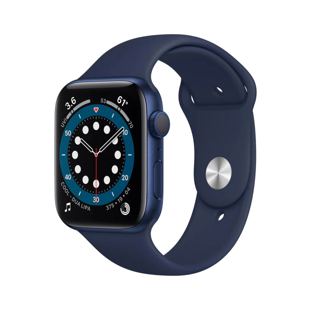 Apple Watch Series 6 (GPS, 40 mm) - Azul con correa deportiva azul intenso