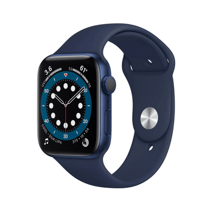 Apple Watch Series 6 (GPS, 44mm) - Blue with Deep Blue Sport Band