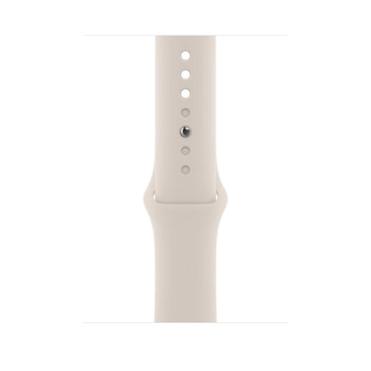 Apple Watch (Series 7) 2021 GPS + Celular 45 - Alumínio Luz das estrelas - Bracelete desportiva Luz das estrelas