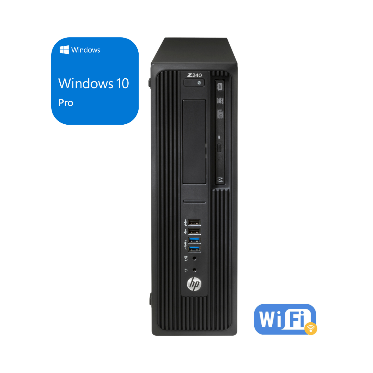 HP Z240 SFF Xeon E3 (1230V5) 32GB RAM 256GB SSD NVS 310 Wi-Fi Windows 10 Pro