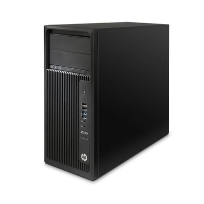 HP Z240 TOWER SFF Xeon E3 (1245V5) 8GB RAM 512GB SSD Wi-Fi Windows 10 Pro