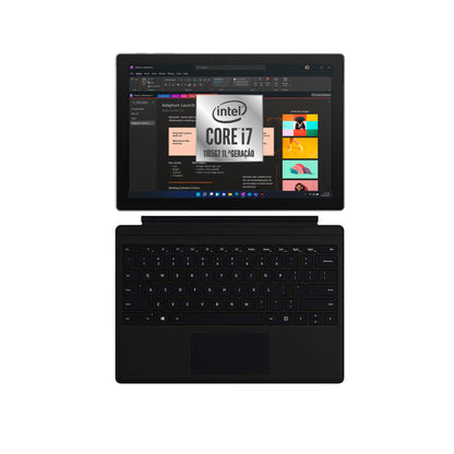 Microsoft Surface Pro 7+ i7 (1165G7) 16GB RAM 256GB SSD 12.3" Táctil | Gris | Windows 11 Pro | Teclado Surface Pro Signature
