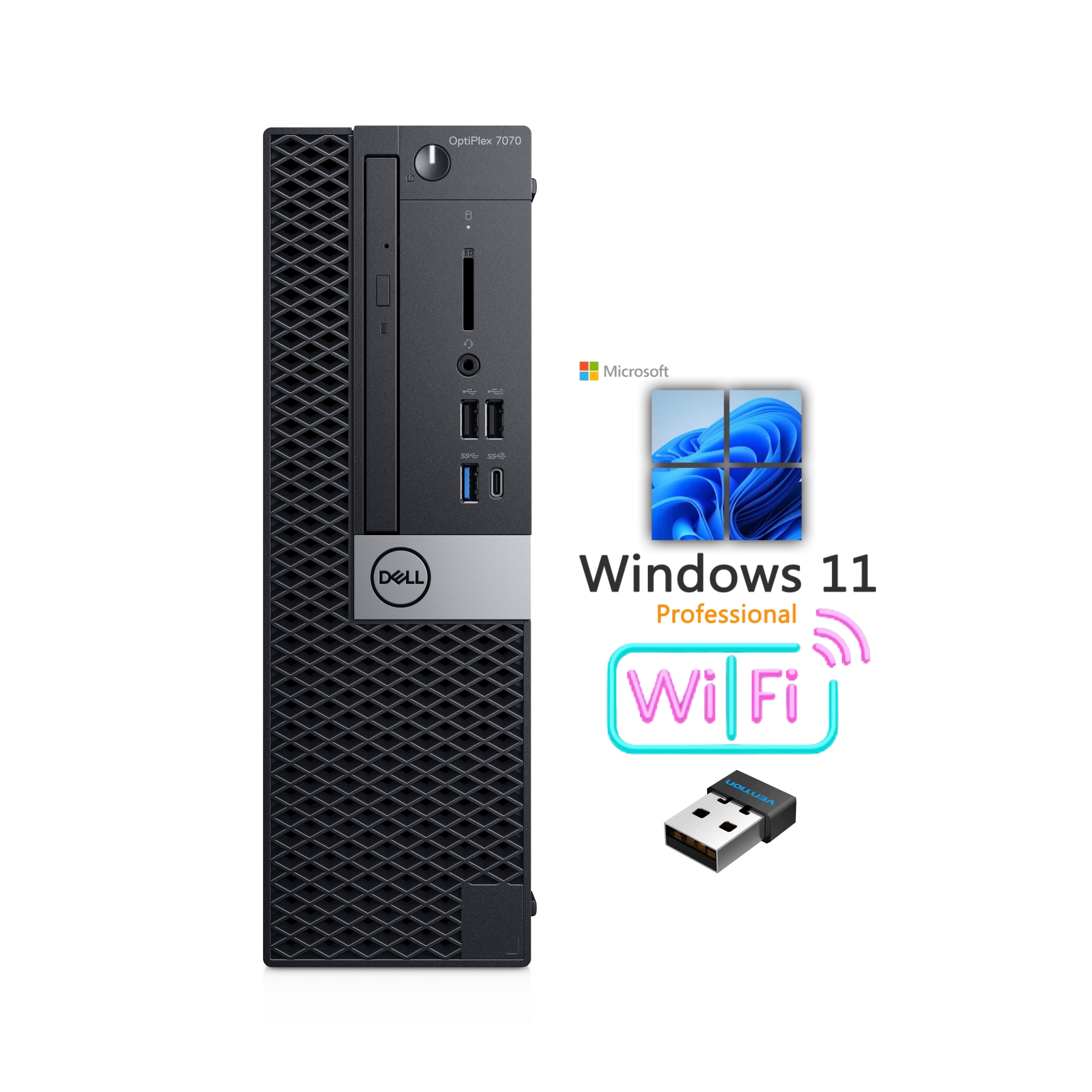 Dell OptiPlex 7070 SFF i5 (9500) 16GB 256GB SSD Radeon R5 430 Wi-Fi Windows 11 Pro