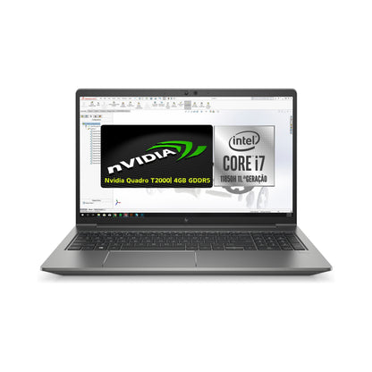 HP ZBook Power G7 i7 (10850H) 16GB RAM 512GB SSD 15,6'' FHD T2000 Windows 11 Pro