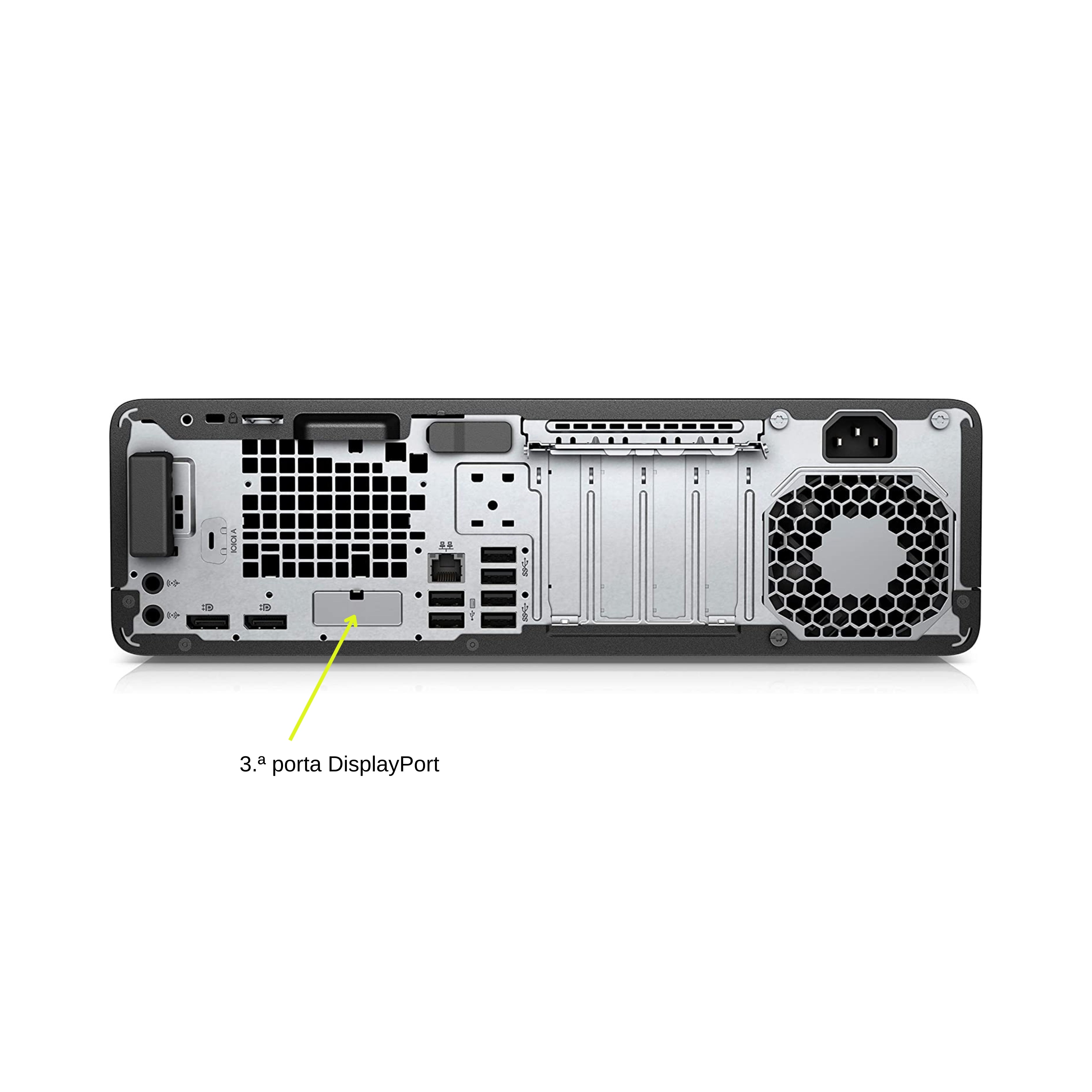HP EliteDesk 800 G4 SFF i5 (8500) 8GB RAM 256GB SSD | 3.ª puerto DisplayPort | Wi-Fi Windows 11 Pro