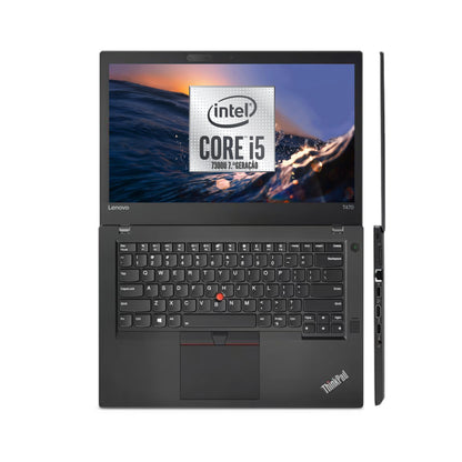 Lenovo ThinkPad T470 i5 (7300U) 8GB RAM 256GB SSD 14" FHD Windows 10 Pro