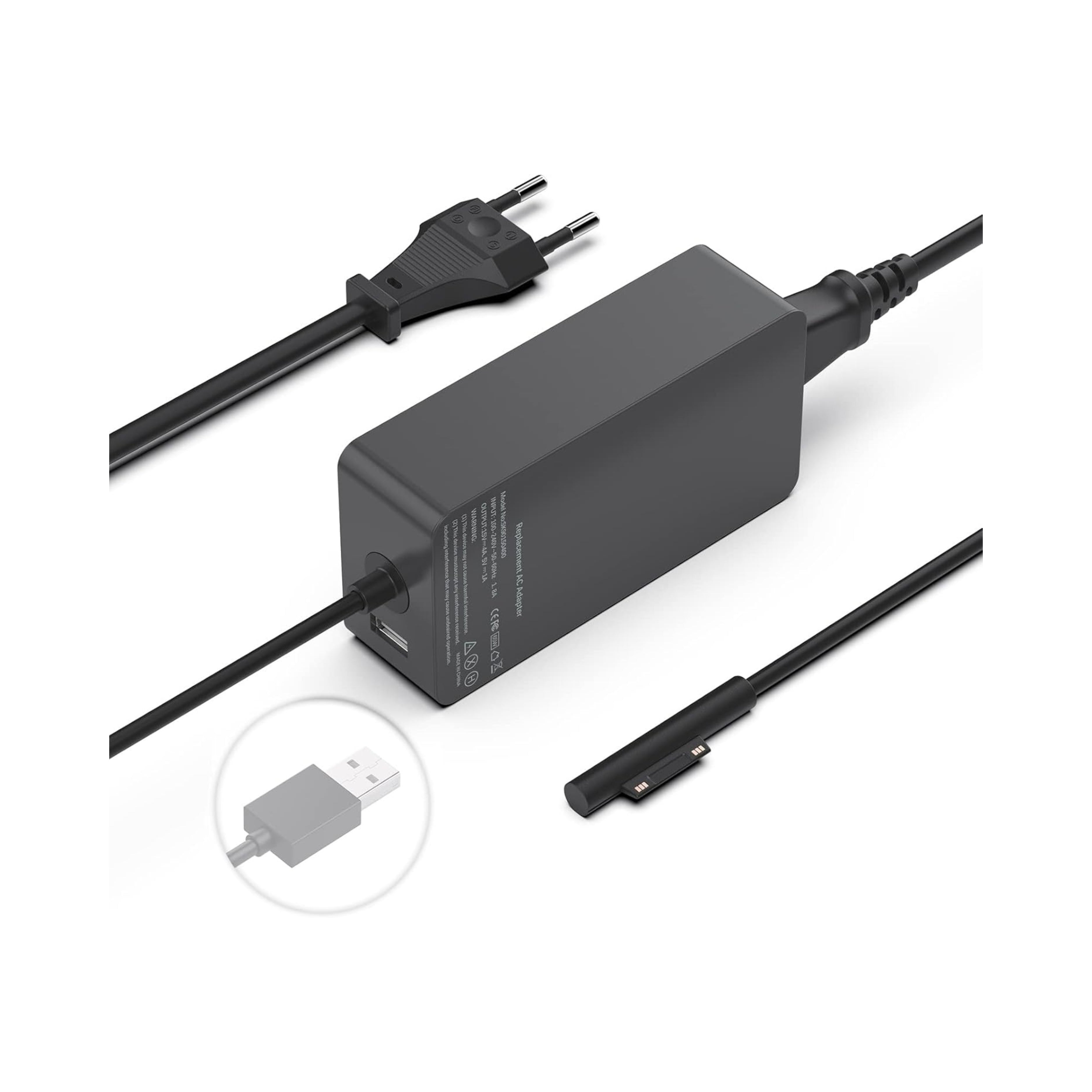 Carregador original Microsoft Surface Pro 4-5-7  | 44W | 15V