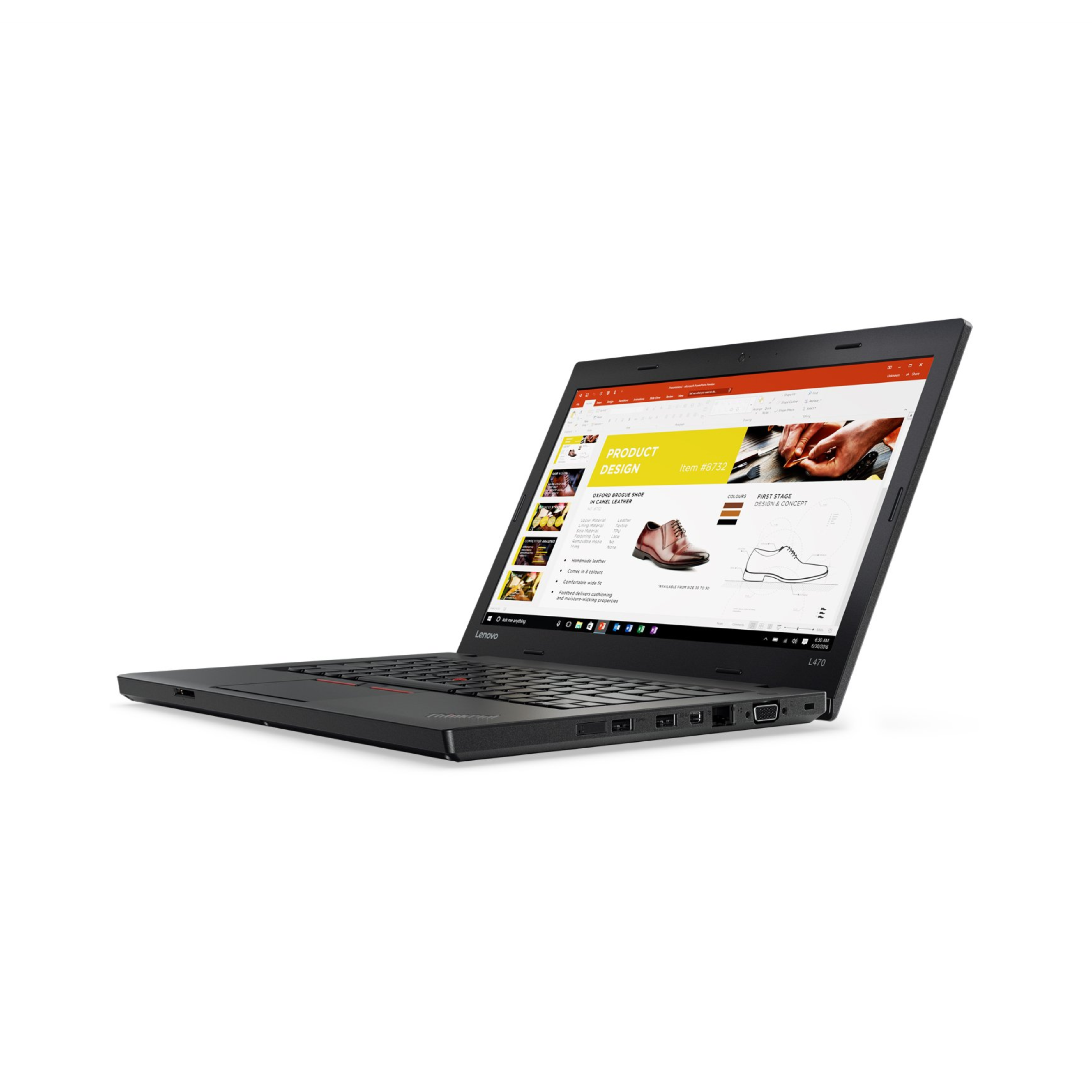 Lenovo ThinkPad L470 i5 (6300U) 8GB RAM 256GB SSD 14" HD Windows 10 Pro