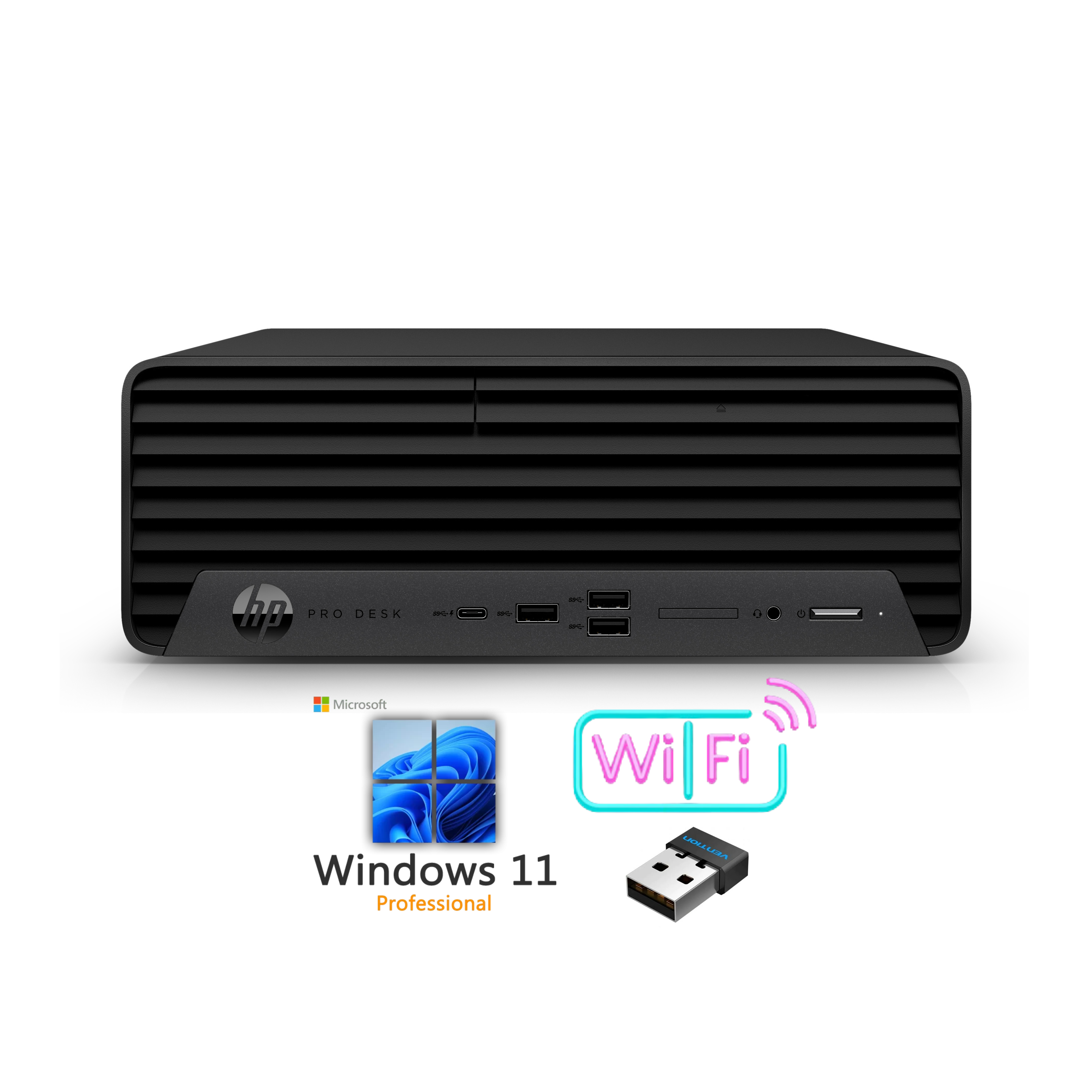 HP Pro 400 G9 SFF i7 (13700) 16GB RAM 256GB SSD DVD-RW Wi-Fi Windows 11 Pro