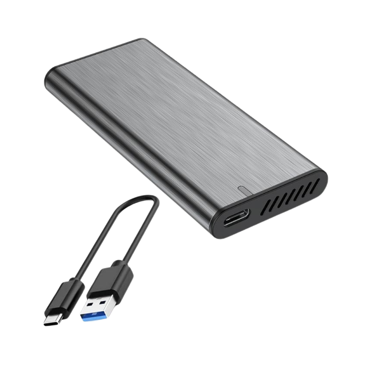 Disco Externo 256GB SSD M2 Sata Cabo USB-C → USB-A 3.1 Gen 1