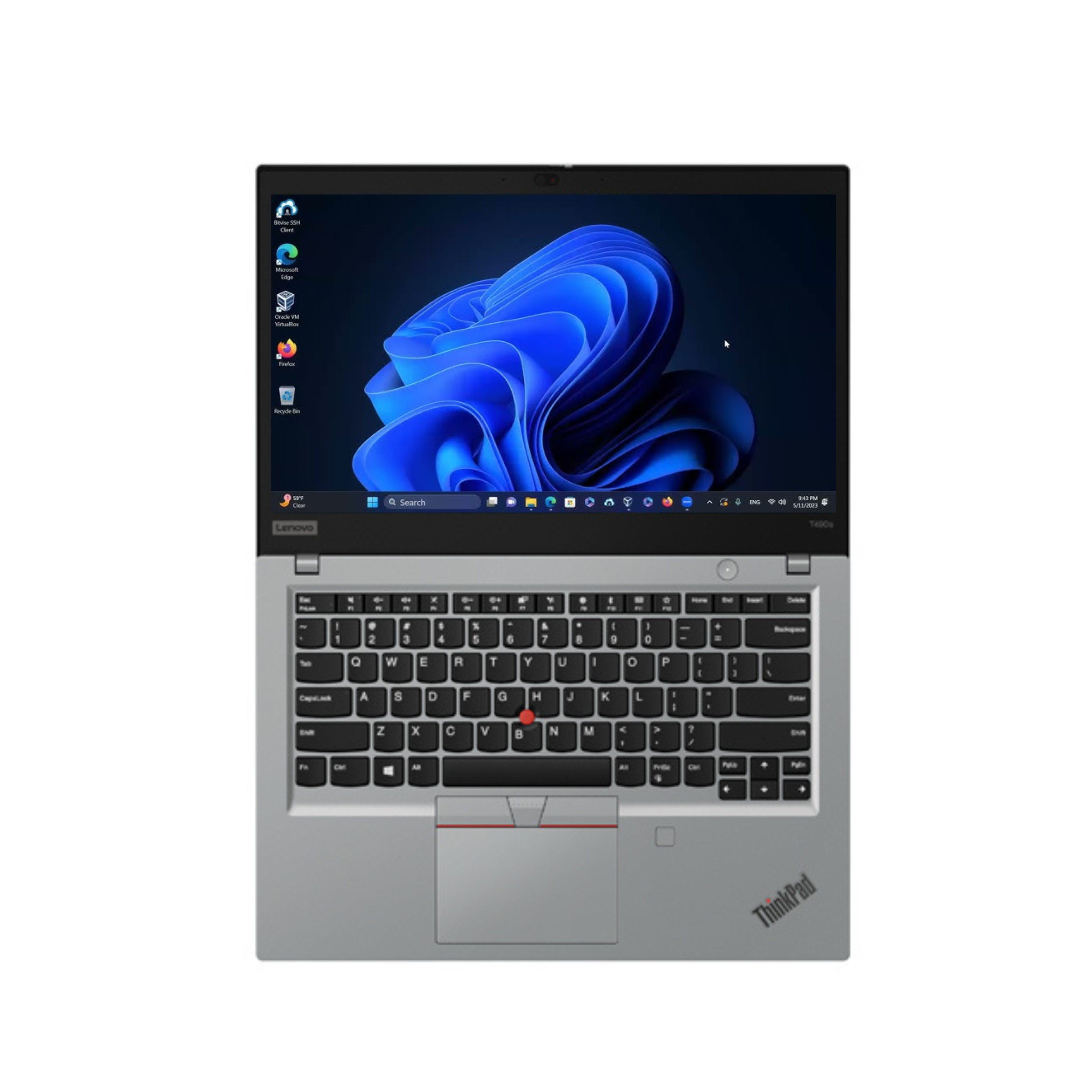 Lenovo ThinkPad T490s i5 (8365U) 8GB RAM 256GB SSD 14" FHD Windows 11 Pro