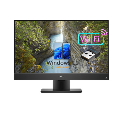 Dell OptiPlex 7460 All-in-One i5 (8500) 8GB 256GB SSD 23.8" FHD Windows 11 Pro & Portuguese Keyboard and Wired Mouse Equip