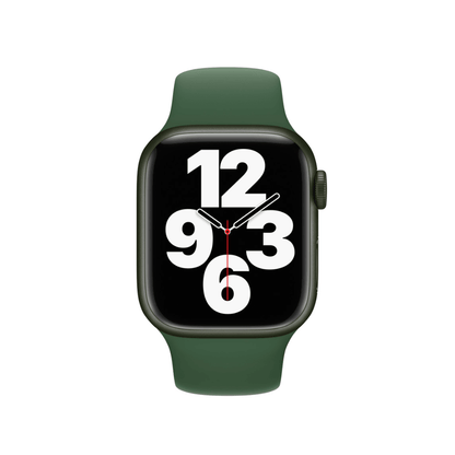 Apple Watch (Series 7) 2021 GPS + Cellular 41 - Green Aluminum - Green Sport Strap