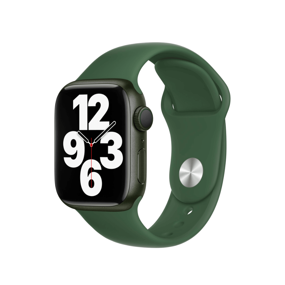 Apple Watch (Series 7) 2021 GPS + Celular 41 - Alumínio Verde - Bracelete desportiva Verde