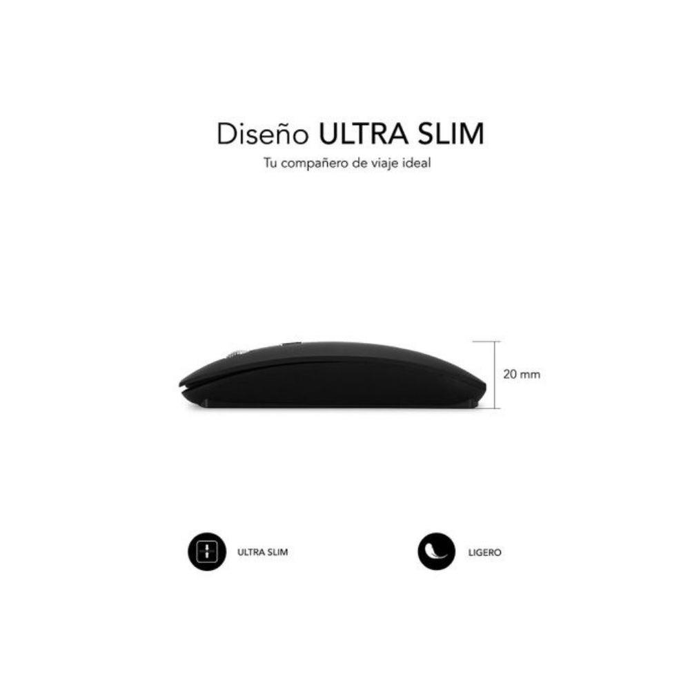 Subblim Wireless Mouse Bt Flat Black