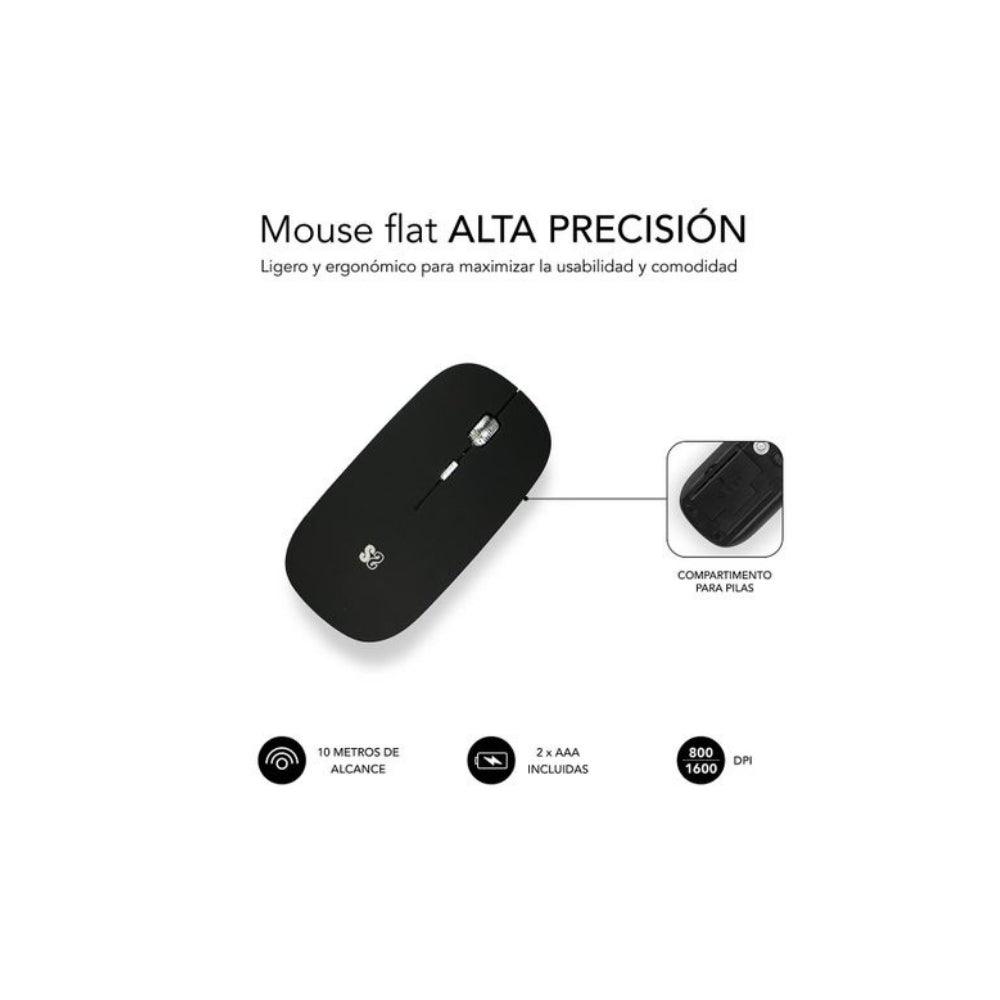 Subblim Wireless Mouse Bt Flat Black