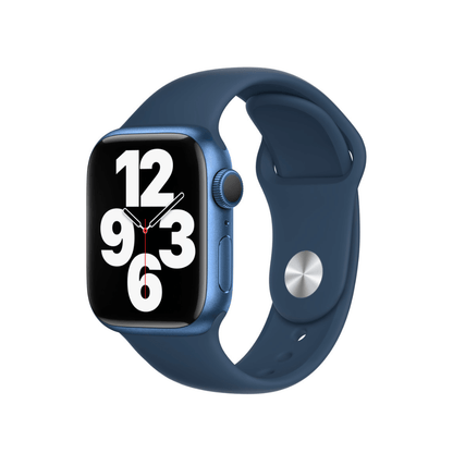 Apple Watch Series 7 (GPS, 41 mm) - Azul con correa deportiva Abyssal Blue