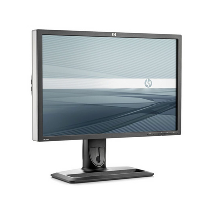 HP ZR24W LCD Monitor 24" Black | VGA | DVI-D | DisplayPort