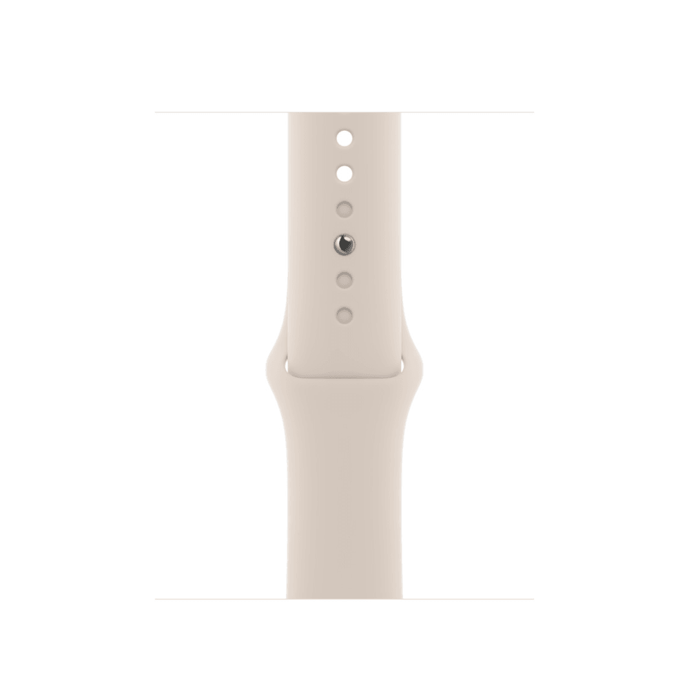 Apple Watch Series 7 (GPS, 41mm) - Luz das Estrelas com bracelete desportiva Luz das Estrelas