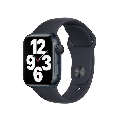 Apple Watch Series 7 (GPS, 41mm) - Midnight with Midnight sport band