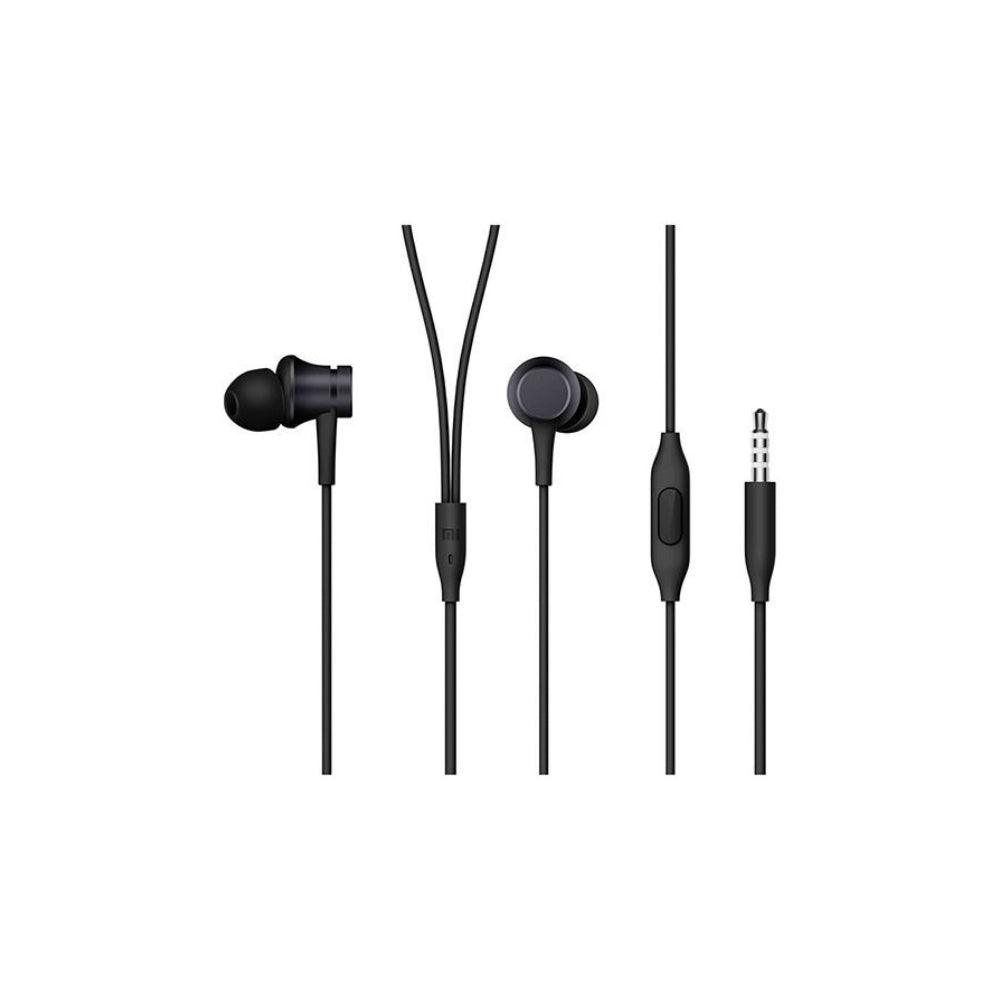 Auriculares Xiaomi Mi com Microfone Jack 3.5 Preto