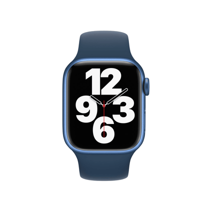 Apple Watch Series 7 (GPS, 41 mm) - Azul con correa deportiva Abyssal Blue